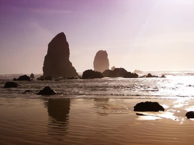 a beach in oregon